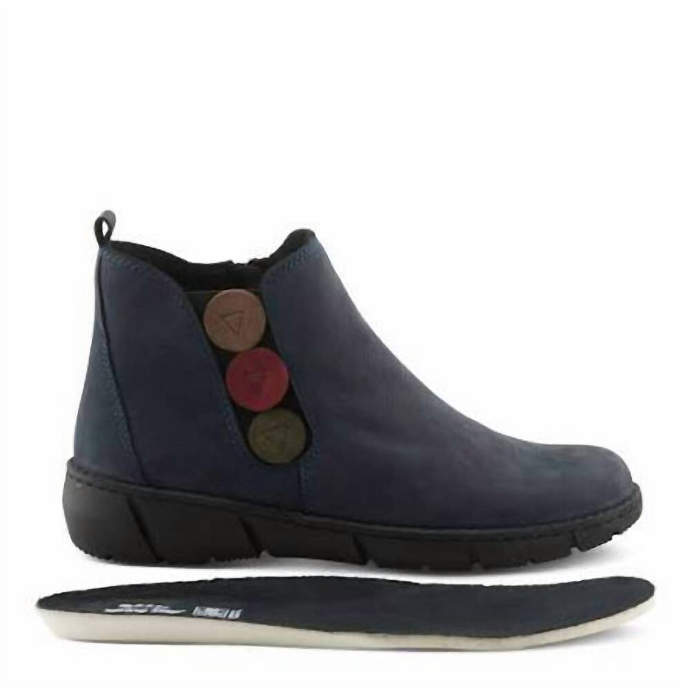 NEW SPRING STEP SHOES women's katana boots in black nubuck